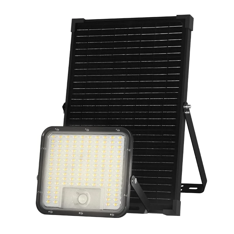 STAK 9600lm Outdoor Solar Light, Solar Spotlight with Motion Sensor, IP65 Waterproof. 3000K/4000K. Solar Light with 5m Cable. with Remote Control. for Gardens, Yards, terraces, hallways...