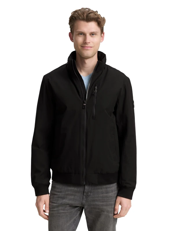 TOM TAILOR Men's 1046226 Jacket, 29999-Black, XL