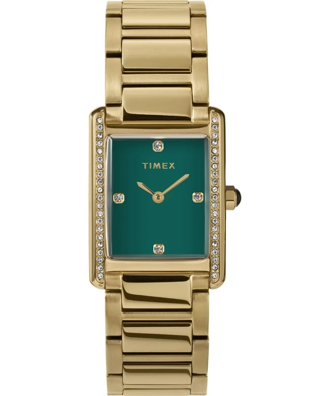 Timex Women's Analogue Quartz Hailey with Stone-Set Bezel