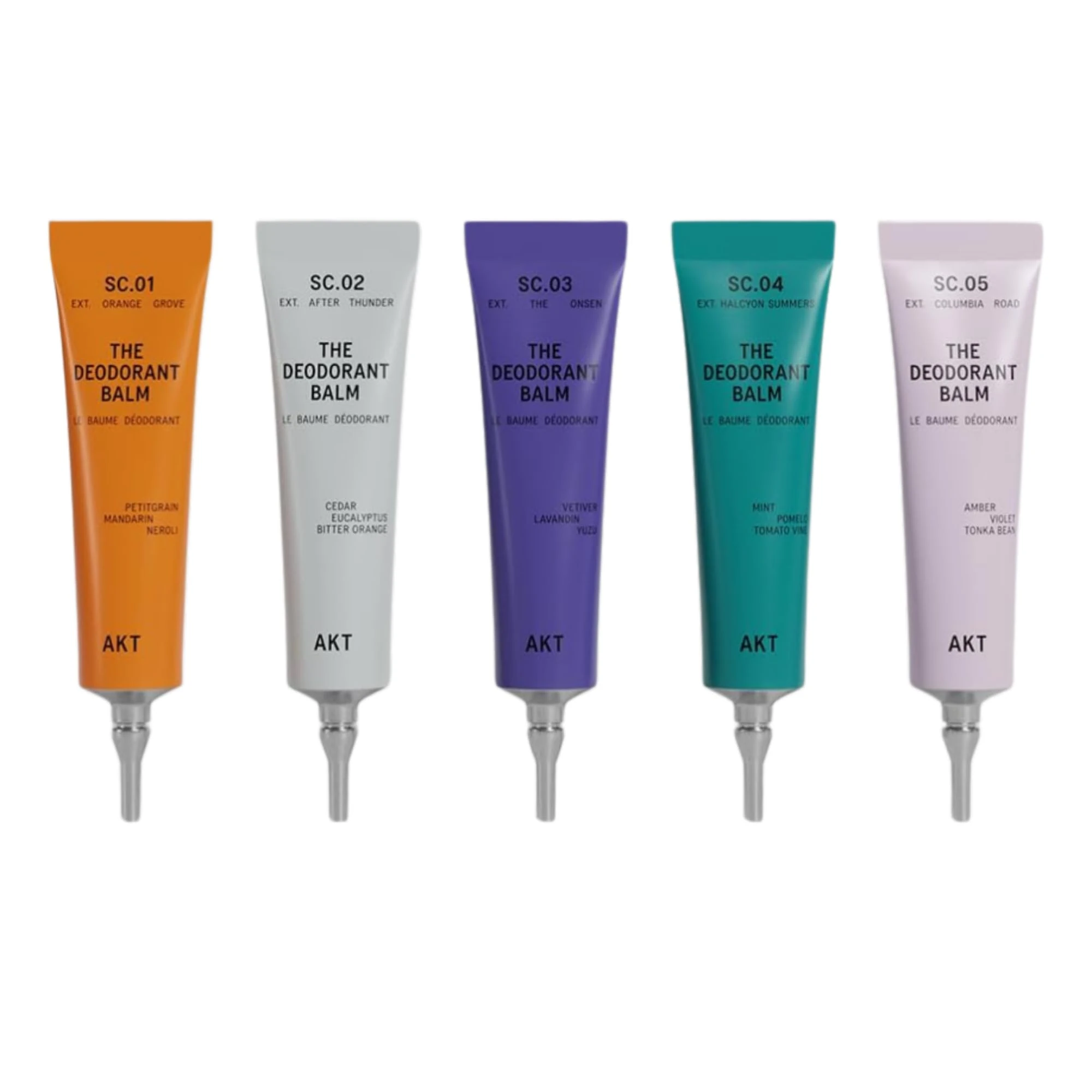 The Discovery Set – AKT, THE DEODORANT BALM. Award winning, multi-use, natural deodorant. Plastic Free. Gender Free. Aluminium Salts-Free. 100% effective — each tube lasts up to 10 days.