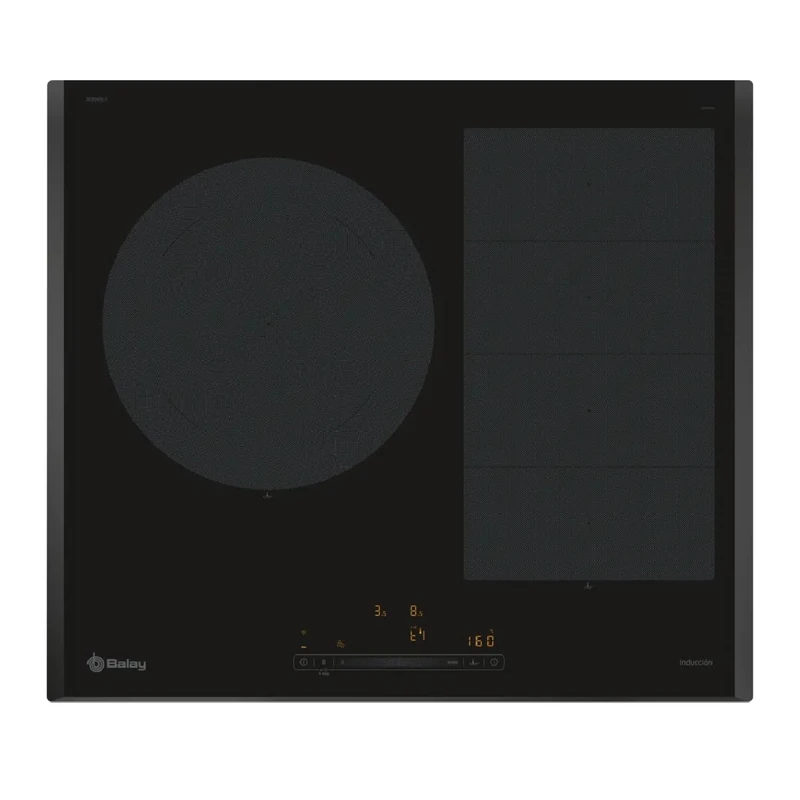 Balay, Induction Hob, 60 cm Width, 2 Zones, Flex Induction, 11 Levels, Sprint Function, Black, 3EB969LH