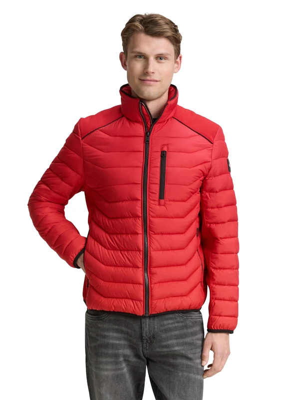 TOM TAILOR Men's Jacket, 12830 - Samba Red, M