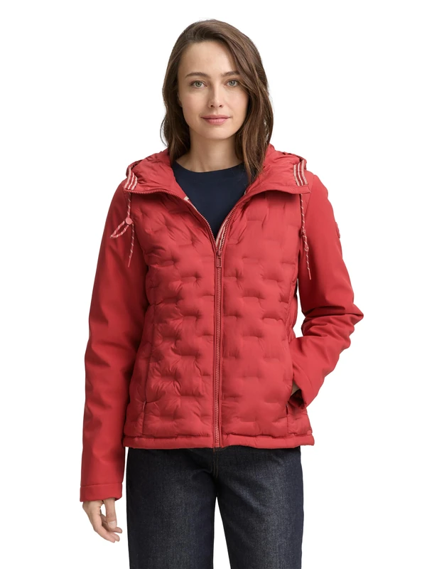 TOM TAILOR Women's Jacket, 28124 - Dried Pomegranate, XS