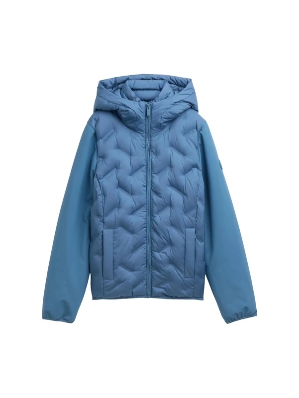 TOM TAILOR Women's 1048120 Jacket, 38224-Real Teal Blue, M