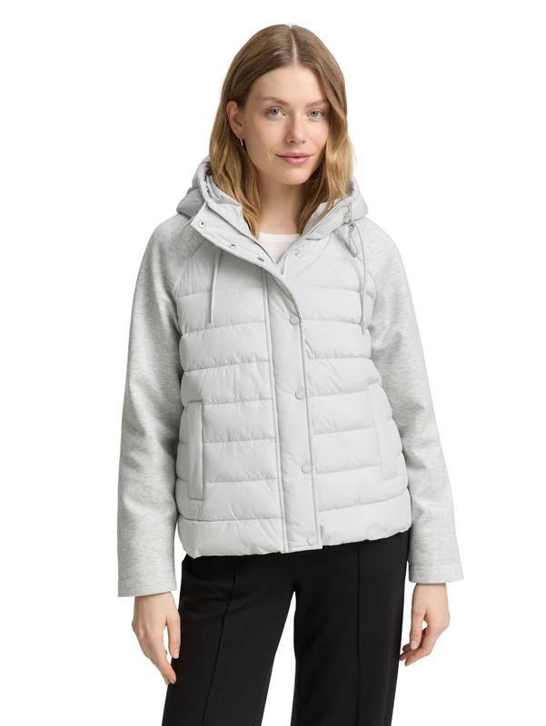 TOM TAILOR Women's Jacket, 29767 - Rough Grey, S