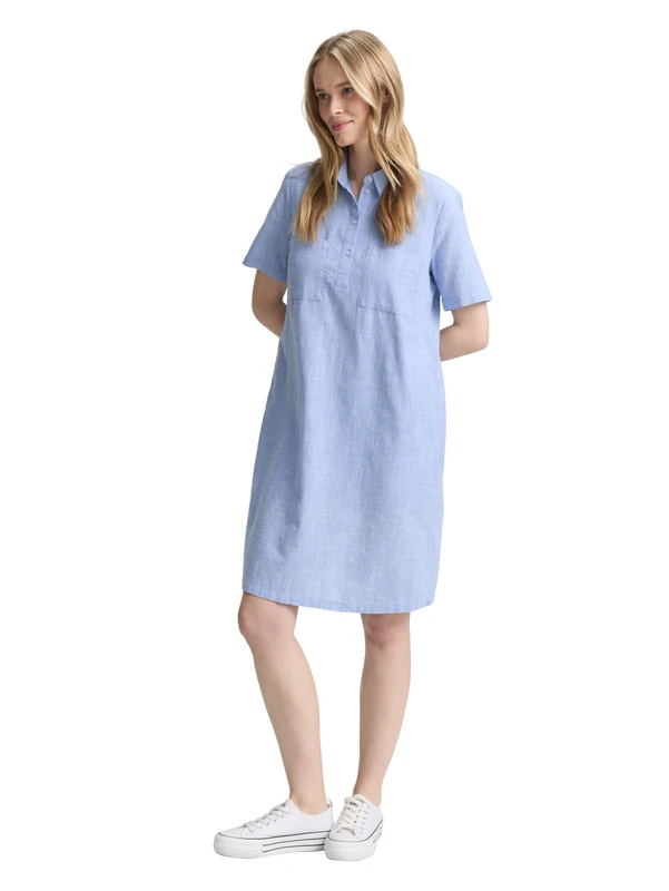 TOM TAILOR Women's Dress, 22758 - Dreamy Blue, 12