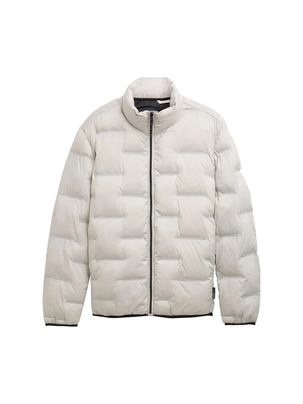 TOM TAILOR Denim Men's 1046263 Jacket, 14817-Dusty Putty Grey, L