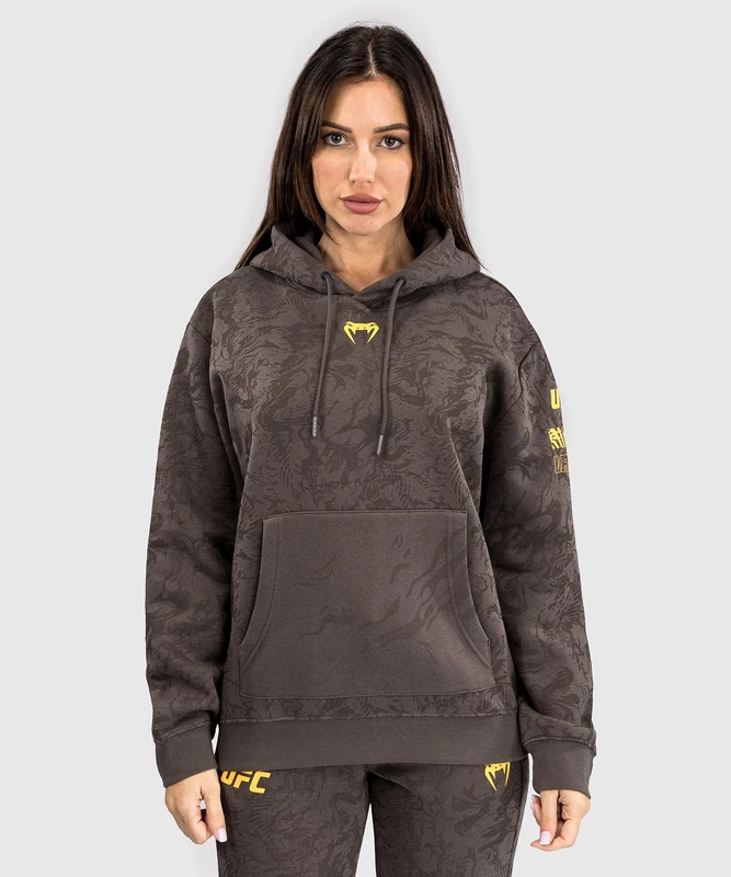 Venum UFC Fusion Fight Week Women's Pullover Hoodie, Earthen Brown, XXL