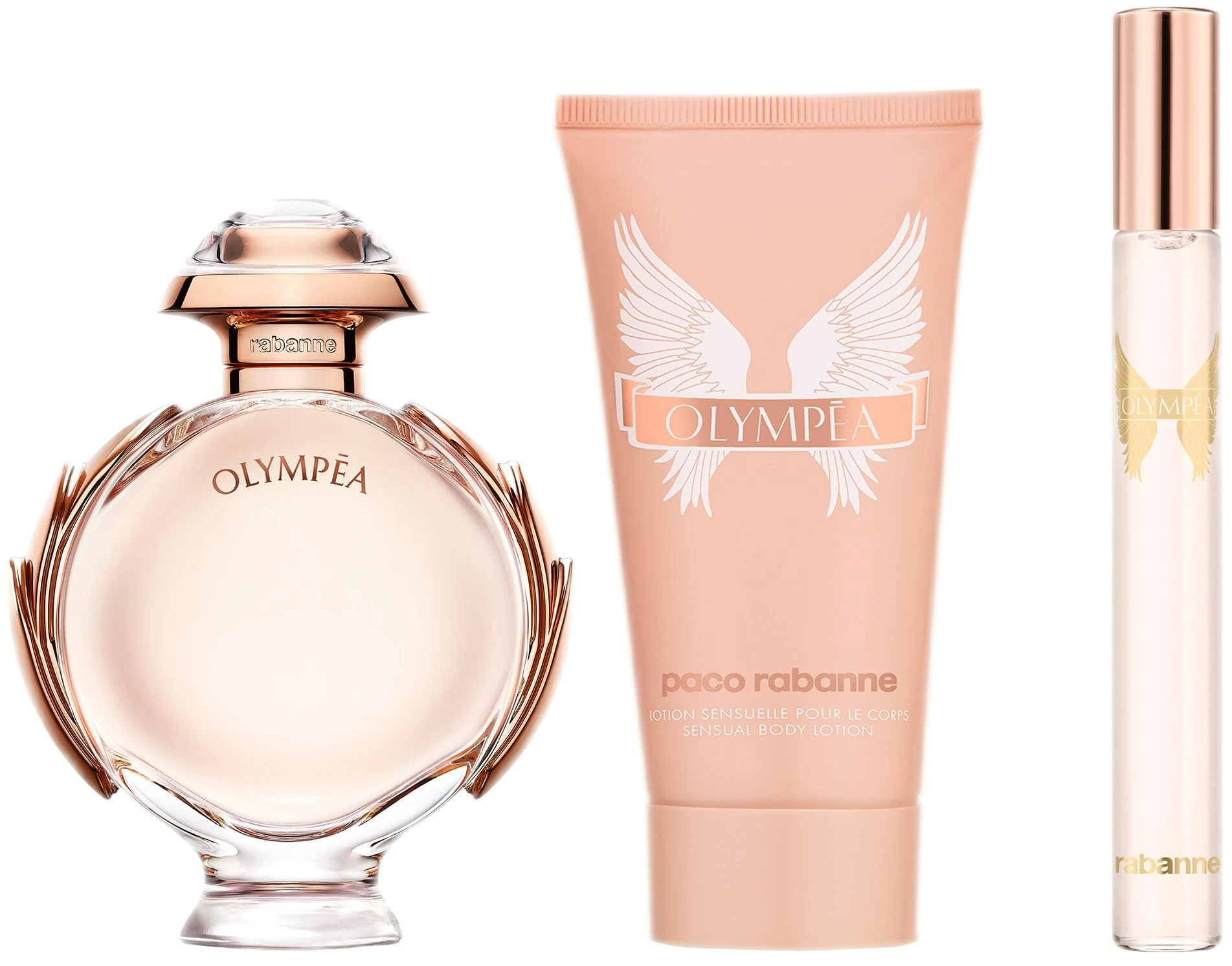 Paco Rabanne Olympea Eau de Parfum 50ml Gift Set 2024 (Contains 50ml EDP, 75ml Body Lotion and 10ml Travel Spray)