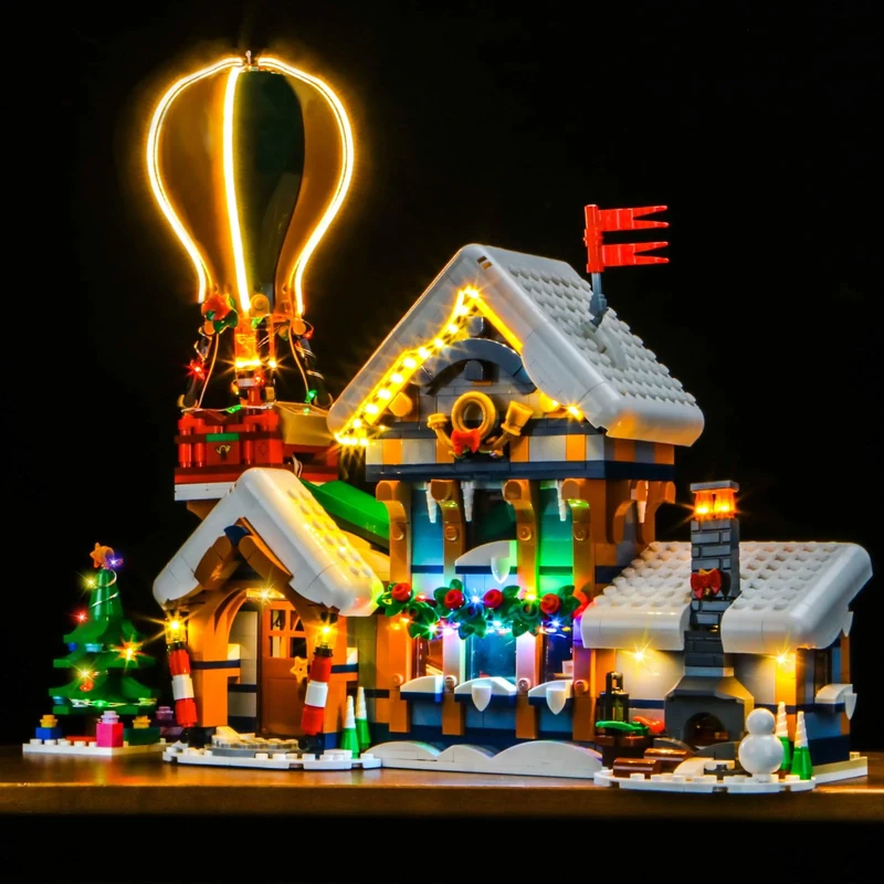 Led Light Set Compatible with Lego 10339 Santa's Post Office (No Model), Decoration Lighting Set for Santa's Post Office Creative Toys - Standard Version