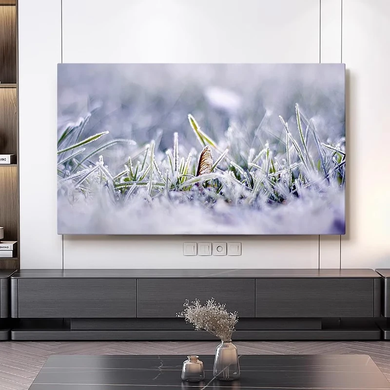 Snow Scene TV Dust Cover, 42""-100"" TV Covers Dust Cover Cloth LCD TV Display Decorative Paintings TV Display Protectors Art TV Screen Universal Dust Proof Protect TV Cover(Color:color3,Size:100in)