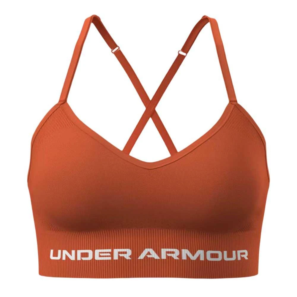 Under Armour Vanish Seamless Low Support Sports Top XL Orange