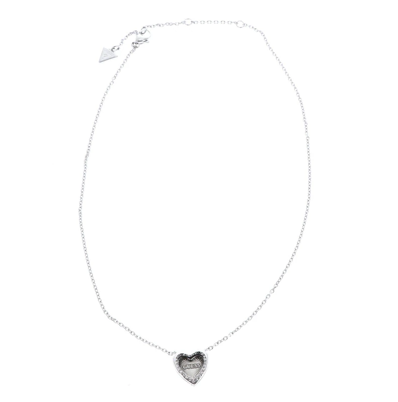 GUESS Colar, Aço, silver, Hearts, silver, Hearts