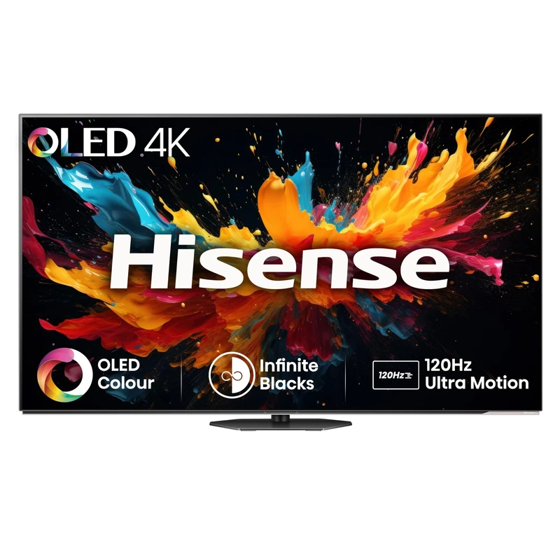 Hisense 65 Inch 120Hz OLED Smart TV 65A85NTUK - Dolby Vision IQ, HDR10+ Adaptive, IMAX Enhanced, Hybrid Log-Gamma (HLG), Vidaa OS with Freely, Youtube, Netflix and Disney+ (2024 Model)