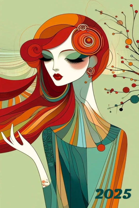 Pourquoi se contenter de l'ordinaire quand vous pouvez avoir l'Agenda Femme Professionnelle 2025: Multi-Outils Unique Pour Les Femmes Actives Qui ... Et Efficacité. Design Féminin Art Moderne