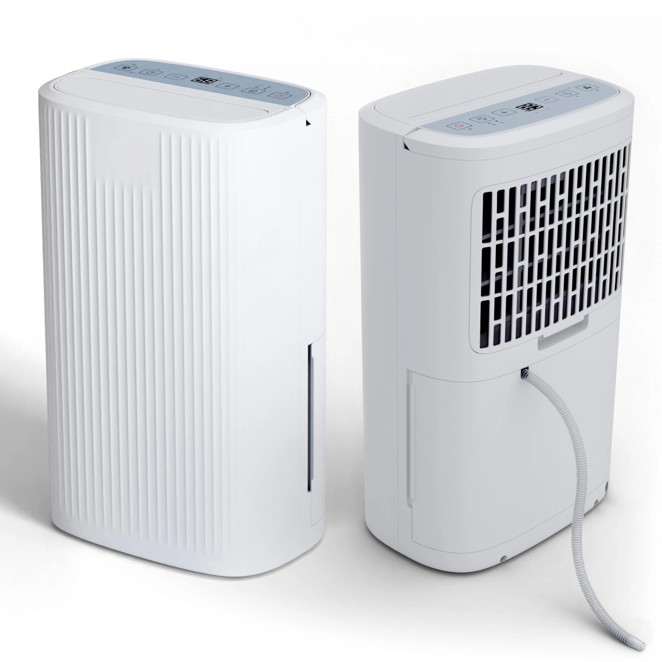 12L/Day Dehumidifier with Laundry Drying Mode for Home with Automatic Humidity Sensor & Display 24 Hour Timer Sleeping Mode Continuous Drainage for Damp, Mould Condensation for Bedroom Bathroom Garage