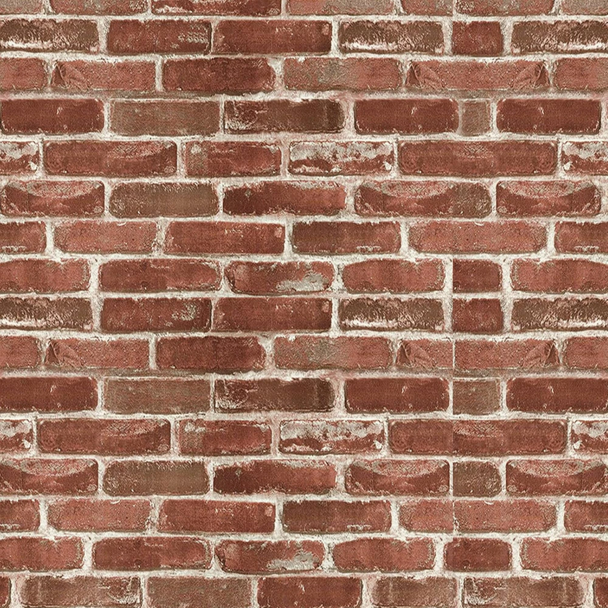 Tinicor Red Brick Self Adhesive Wallpaper, Brick Effect Peel and Stick Wallpaper, Waterproof Vinyl Vintage Wallpaper, Wall Sticker for Christmas Decor House Wall Furniture Renovation