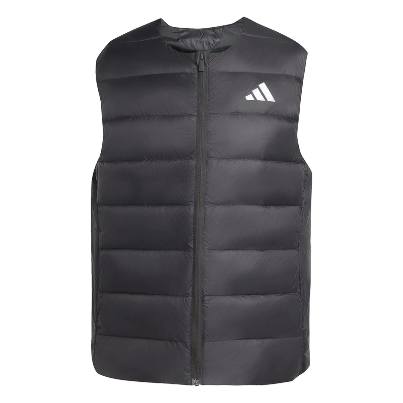 adidas Men's Essentials CLIMAWARM Light Down Vests, black, S - Image 1