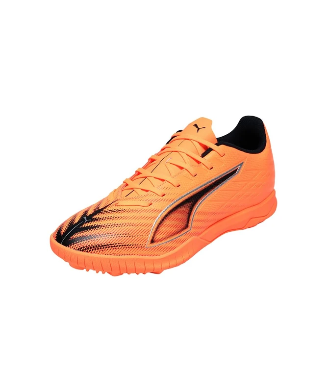 PUMA Unisex Ultra 6 Play Turf Football Boots, Heat Fire-PUMA Black-Glowing Red, 10 UK