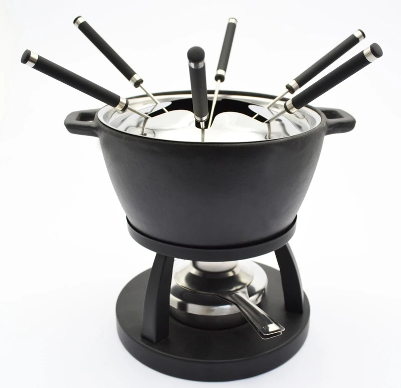 MÄSER 935482 Set for 6 People, Made of cast Iron, Ideal for Meat fondu