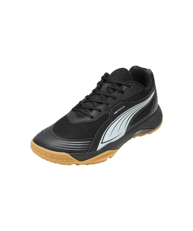 PUMA Unisex Solarflash III Indoor Sports Shoes, PUMA Black-Cool Light Gray, 8 UK