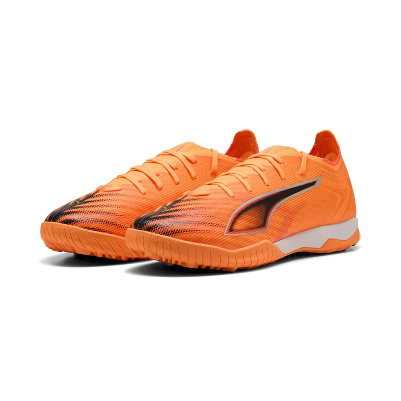 PUMA Unisex Ultra 6 Match Turf Football Boots, Heat Fire-PUMA Black-Glowing Red, 12 UK