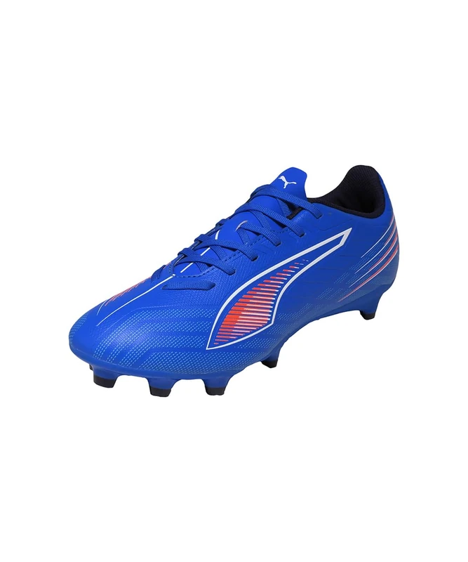 PUMA Women's Ultra 6 Play Firm Ground/Artifical Ground Football Boots, Ultra Blue-PUMA White-Glowing Red, 6 UK