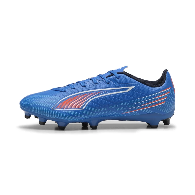 PUMA Unisex Ultra 6 Play Firm Ground/Artifical Ground Football Boots, Ultra Blue-PUMA White-Glowing Red, 9 UK
