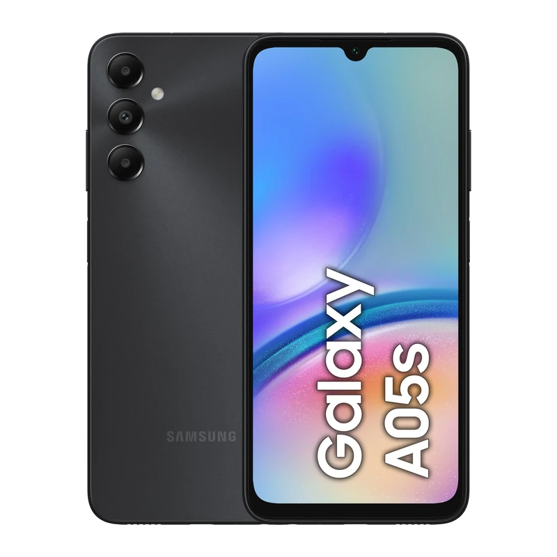 Samsung Galaxy A05s, Factory Unlocked Android Smartphone, 13MP Front Camera, Fast Charging, 64GB, Black, (UK Version) (Renewed)