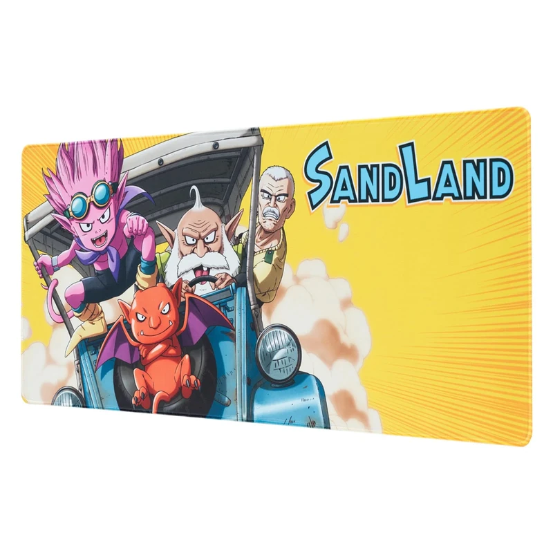 Grupo Erik XXL Mouse Pad - Sand Land Manga Gifts | Gaming Desk Mat 31.5 x 13.8 inches, Non-Slip Rubber Keyboard & Mouse Mat Large | Gaming Gifts Gamer