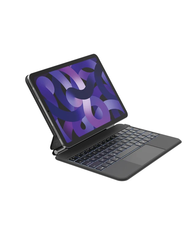 Belkin Pro iPad Keyboard Case with Magnetic Stand Backlit Multi-Touch Keys, Apple Pencil Compartment, Wireless AZERTY Keyboard for iPad M4 Pro 11 Inch - Image 1