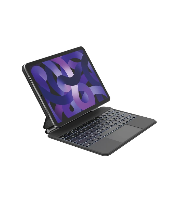 Belkin Pro iPad Case with Backlight Keyboard and Magnetic Stand, Multi-Touch Control, Magnetic Storage Apple Pencil, QWERTY, Multimedia Keys for iPad M4 Pro 11" - Image 1
