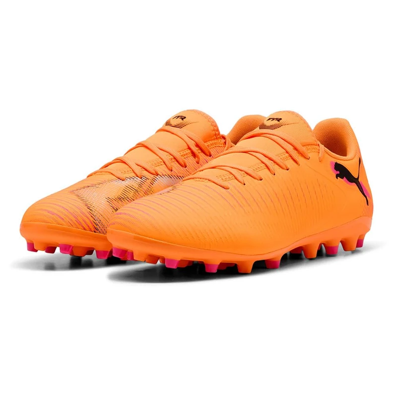 Puma Unisex Future 8 Play Multi-Ground Football Boots, Heat Fire-Puma Black-Ravish, 11 UK
