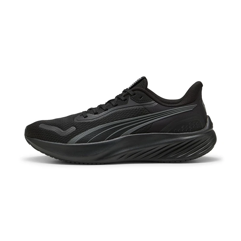 PUMA Unisex Pounce Lite Road Running Shoe, Puma Black Cool Dark Gray, 7 UK