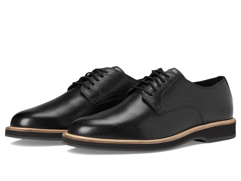Cole Haan Men's Morse Grand Plain Toe Oxfords, Black/Black, 7 UK