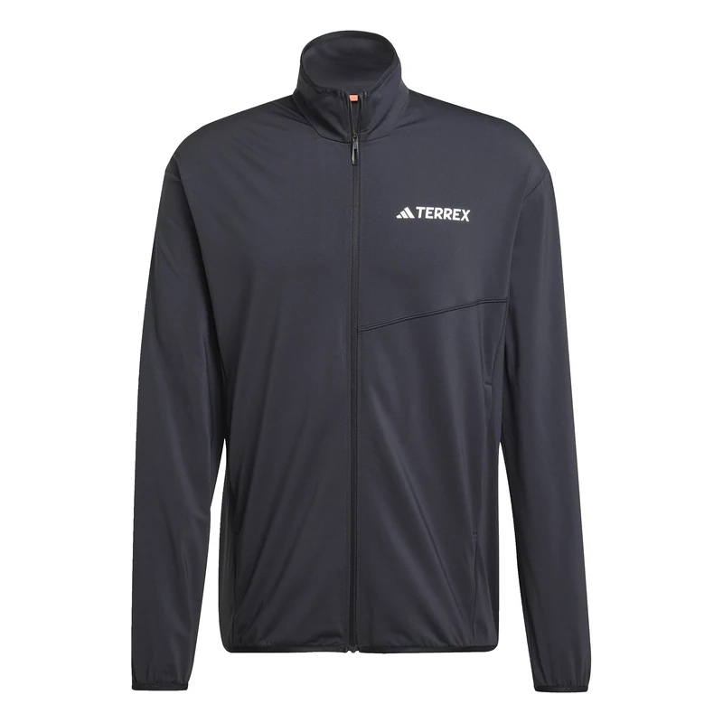 adidas Men's Terrex Multi CLIMAWARM Full Zip Tech Fleece Jacket, black, S