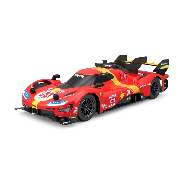 MAISTO Ferrari 499P LMH #51 2023 Radio Control - Realistic 1:16 Scale Model Car with Radio Control, Battery and USB Charger, Official Ferrari Licence, Recommended age 8+ years