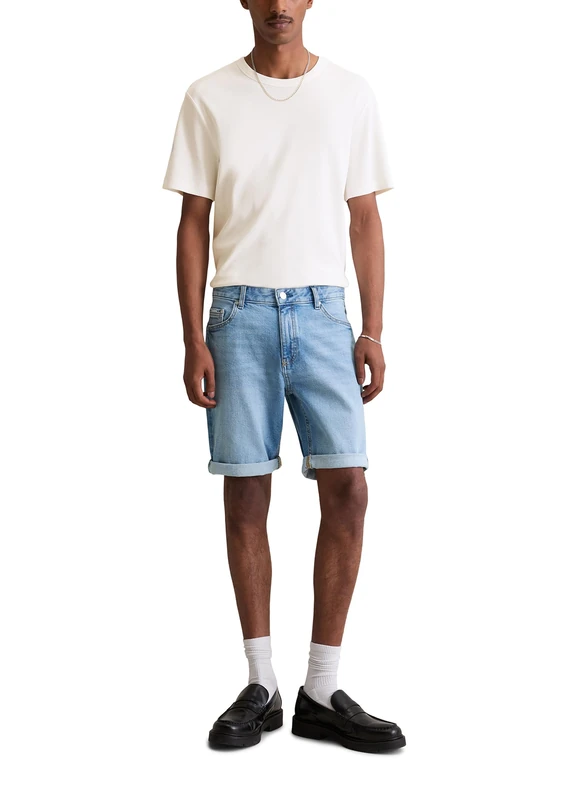 Marc OߴPolo Denim Men's Denim Shorts with Stretch, Blue (Light Blue Multi 15), 31