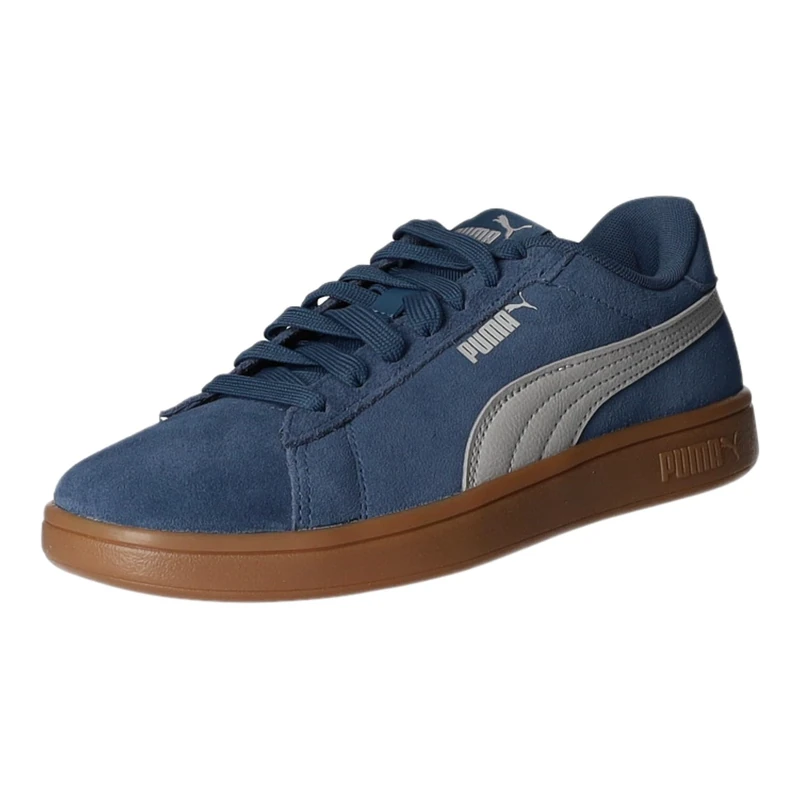 PUMA Unisex Smash 3.0 Sneaker, Dark Indigo Gray Echo Gum, 8 UK
