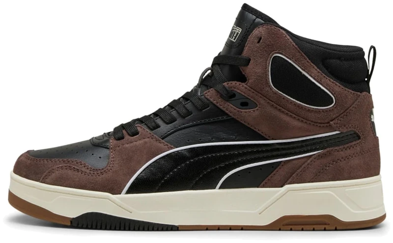 PUMA Unisex RBD Break MID SD Sneaker, Flat Bronze Black-Vapor Gray, 10 UK