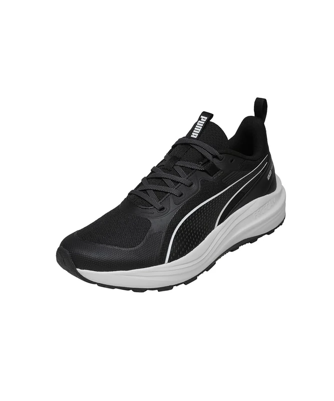 PUMA Unisex Flare PRO Trail Road Running Shoe, Black-Feather Gray, 8 UK
