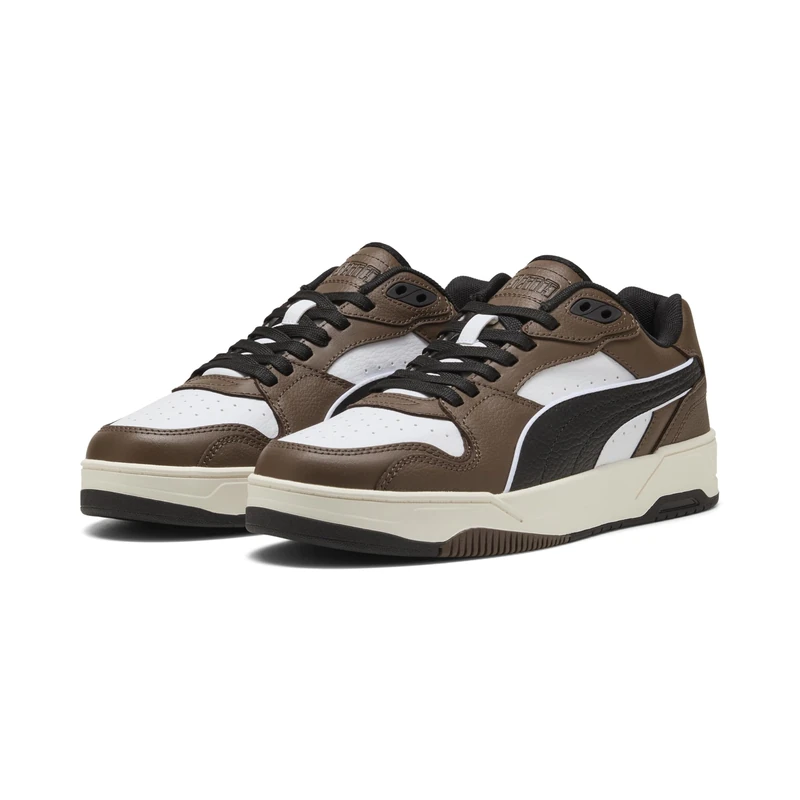 PUMA Unisex RBD Break Low Sneaker, White Black-Flat Bronze, 8.5 UK