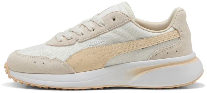 PUMA Women's R78 Glance Sneaker, Warm White-Canvas White, 5 UK