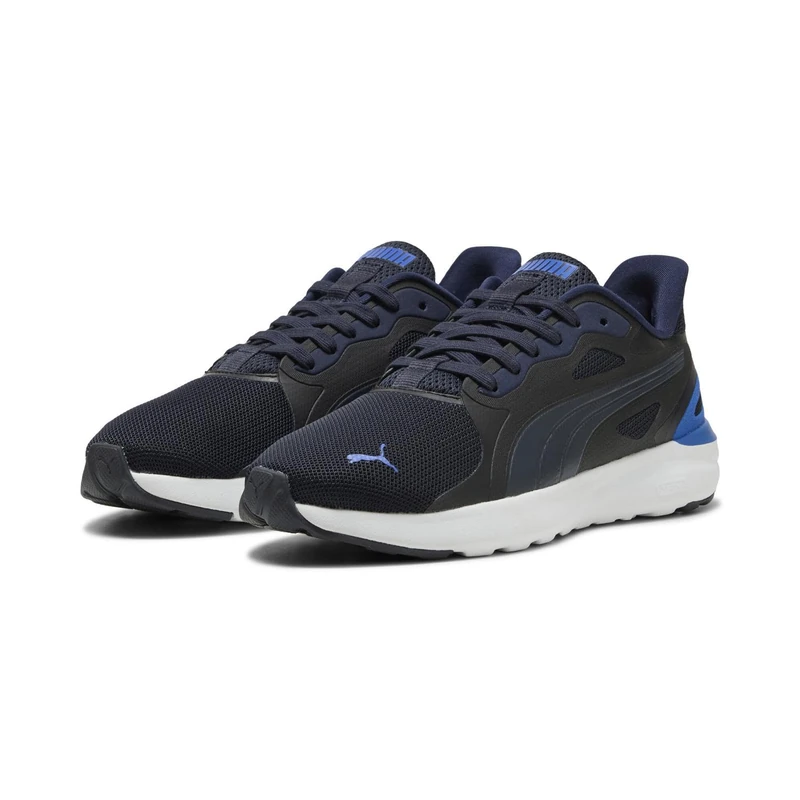 PUMA Unisex SOFTRIDE Cosmic Street SLIPTECH Sneaker, New Navy-New Navy-Mountain Blue, 4 UK
