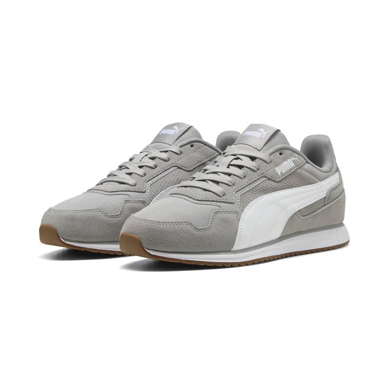 Puma SOFTRIDE ST Miler SD Sneaker Unisex, Gray Echo-Puma White-Gum, 13 - Image 1