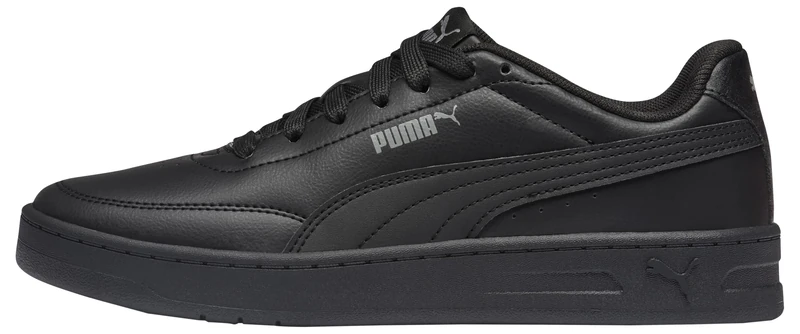 PUMA Unisex Court Classic Clean Sneaker, Black Black, 4.5 UK