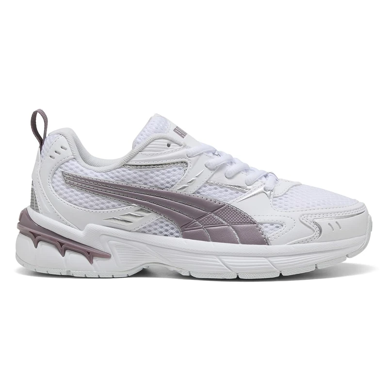 PUMA Unisex MILENIO TECH 2000 Sneaker, White-Plum JAM Silver, 12 UK - Image 1