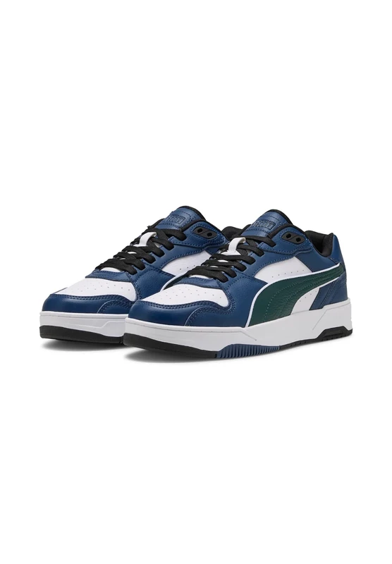 PUMA Unisex RBD Break Low Sneaker, Persian Blue-Green Terrain White, 8.5 UK