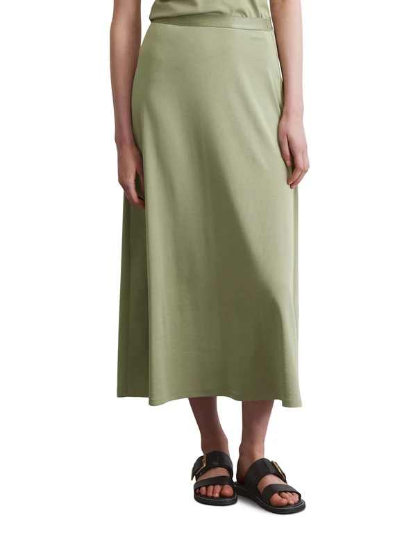 Marc OPolo Women's Midi Skirt with Stretch A-Line, 420, M