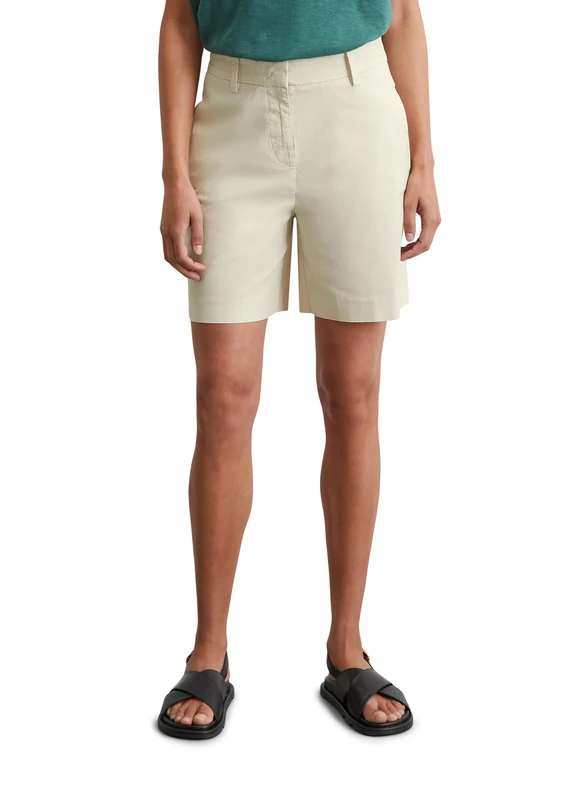 Marc OߴPolo Women's Shorts with Stretch, Off White (Silky Stone), 14 - Image 1